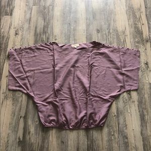 Lost April Blush Oversized Blouse